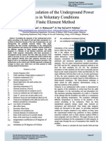 Ampacity Calculation by Finite Element Method