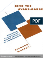 Literature Culture Theory Richard Murphy Theorizing The Avant Garde Modernism Expressionism and The Problem of Postmodernity Cambridge Univers