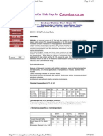 Grades of Stainless Steel - Grade 316: SX 316 / 316L Technical Data