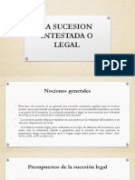 La Sucesion Intestada o Legal