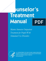 Matrix Counselor Treatment Manual