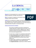 Magnitudes Derivadas Del Sistema Internacional de Medida