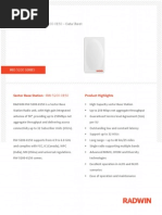 Sector Base Station RW-5200-0150 - Data Sheet: Radwin 5000 - HPMP