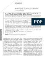 Diagnostic and Prognostic Impact of Serum HE4 Detection in Endometrial Carcinoma Patients