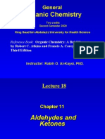 Lecture 18 - Aldehydes and Ketones