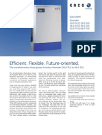 Effi Cient. Flexible. Future-Oriented.: Powador 30.0 TL3 - 33.0 TL3 36.0 TL3 - 39.0 TL3 40.0 TL3 - 60.0 TL3 Data Sheet