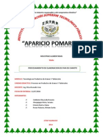 Informe de Pan de Camote