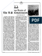 1988 Issue 1 - The Religious Roots of The U.S. Constitution - Counsel of Chalcedon