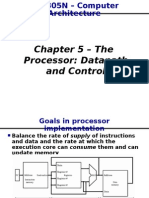 Chapter 5 - The Processor: Datapath and Control