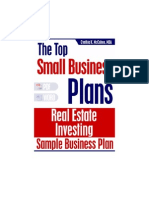 Real Estate Investment Business Plan