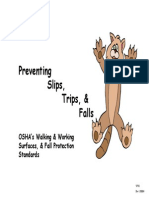 Preventing Slips, Trips, & Falls: OSHA's Walking & Working Surfaces, & Fall Protection Standards