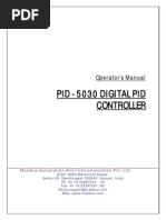 Pid - 5030 Digital Pid Controller: Operator's Manual