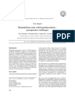 Hydatidiform Mole With Hyperthyroidism - Perioperative Challenges