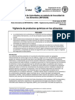 C1-09 FAO Vigilancia Productos Quimicos en Alimentos