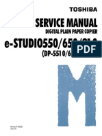 Toshiba E-Studio 550 Service Manual