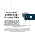 Shaker Single Drop Leaf Table