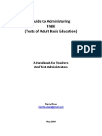 Tabe Handbook 2009