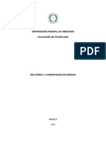 Relatório V - Conservação de Energia