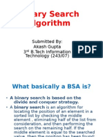 Binary Search Algorithm