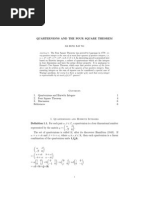 Four Square Theorem - Quaternions