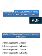 02 - Modos de Direccionamiento de La Memoria de Programa