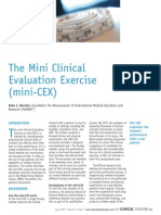 The Mini-Clinical Evaluation Exercise