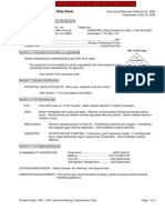 AMSOIL Material Safety Data Sheet: Nfpa & Hmis Rating