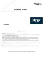 MIT520 5kV Digital Insulation Tester: User Manual