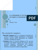 E-Commerce (With A Focus On B2B E-Commerce) : BY:-Himanshu V Shah