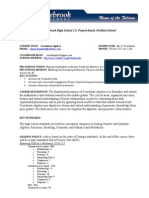 Dos Santos 14-15 Coordinate Algebra Syllabus