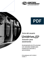 Guía de Usuario-Unidrive SP-Soluciones Elevación Ver 1