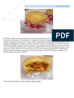 Empadinha e Torta de Frango Com Massa de Iogurte