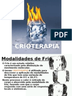 CRIOTERAPIA em Fisioterapia