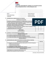 Ficha Desempeño Laboral Personal Docente 2014