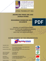 Jagong Mas Travel Sungai Petani Practical Report HM111 HTT302 