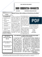 Bru Chrisitan Connects: Editorial: To Become Man and Woman of God For Every Good Work