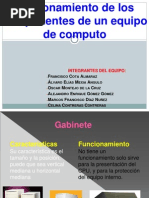 Características y Funcionamiento de Una Computadora