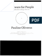 Software For People: Pauline Oliveros