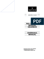 MG ZR R65 Uprated Manual Gearbox Overhaul Manual