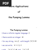 More Applications of The Pumping Lemma