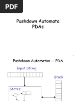 Pushdown Automata Pdas