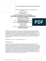 Fuzzy Clustering - A Versatile Mean To Explore Medical Databases