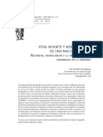 Vida, Muerte y Renacimiento de Una Machi Mapuche (Bacigalupo) (Rev Hist Indigena) PDF