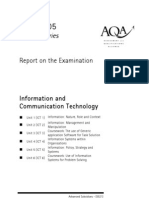 January Series: Report On The Examination