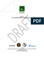 Post Disaster Rehabilitation and Recovery PDF