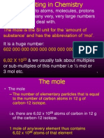 18 Quantitative Aspects of Chemical Change