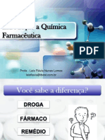 Aula 1 - Introdução A Química Farmacêutica