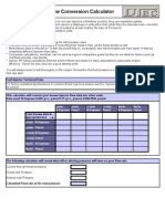 Injectors Calc & Flow Data