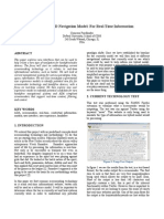 Experimental 3D Navigation Model: For Real-Time Information