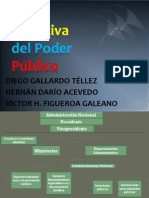 Rama Ejecutiva Del Poder Público Exposicion